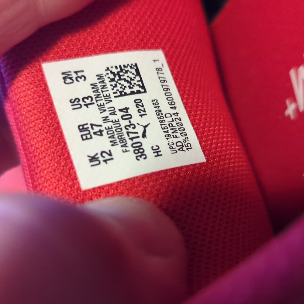 Puma SpeedCat LS Red White Men’s Motorsport Shoes Rare 380173-04 Size 13 - Picture 7 of 8